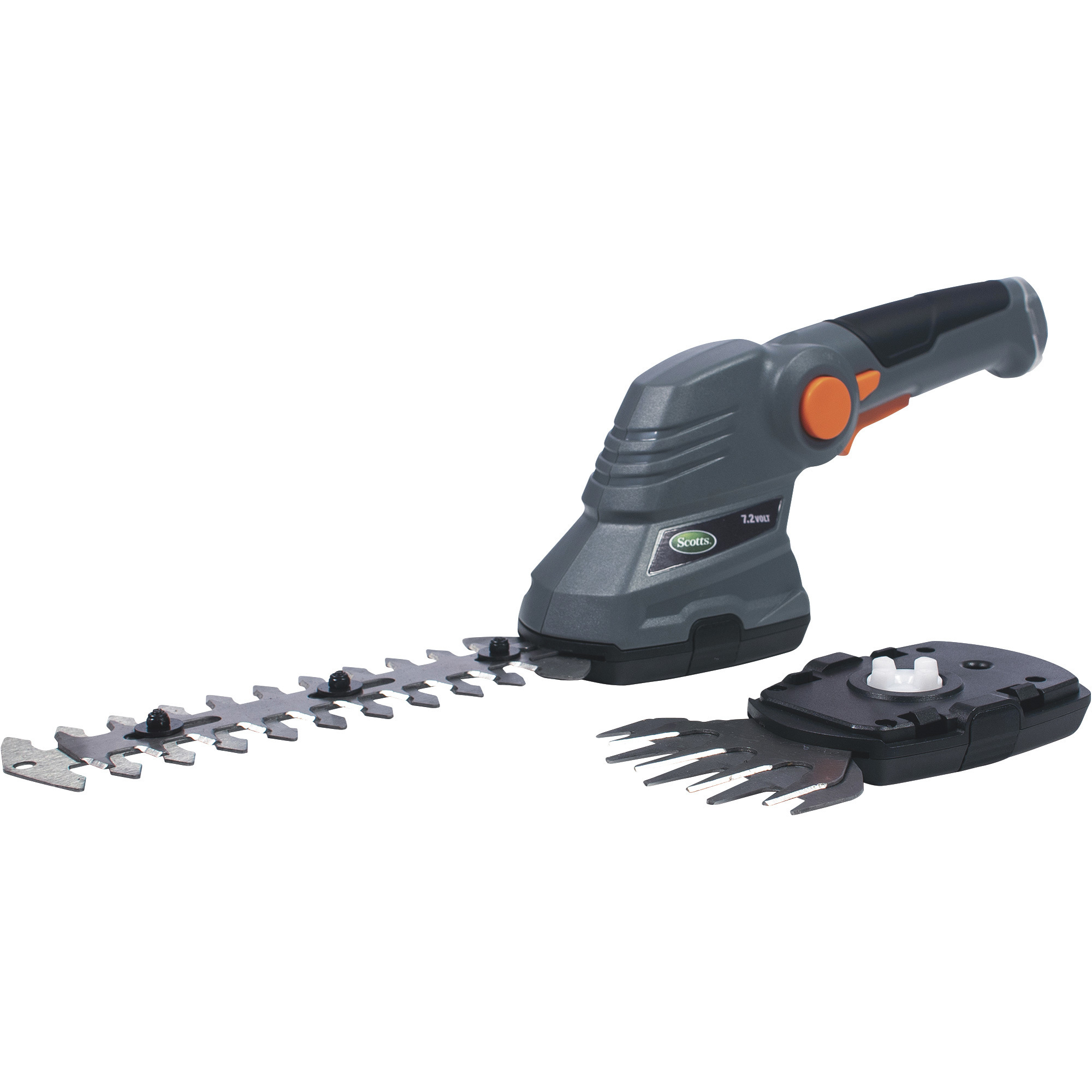 Scotts Cordless 2-in-1 Shrub Shear/Hedge Trimmer, 7.2 Volt Lithium-Ion Battery, Model# LSS10172S